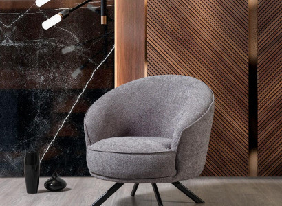 Living room Modern Gray Armchair Design Luxury Furniture Upholstered furniture new